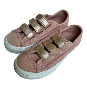 Kids rose gold velcro strap VANS • size 12